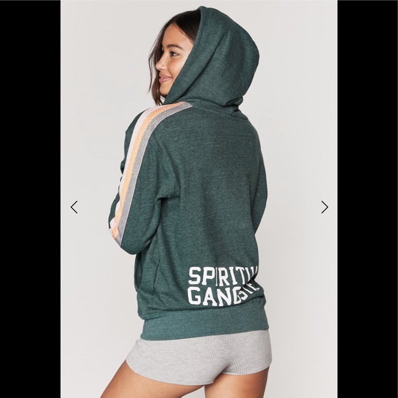 Spiritual Gangster Tops - Spiritual Gangster Riley Varsity zip hoodie